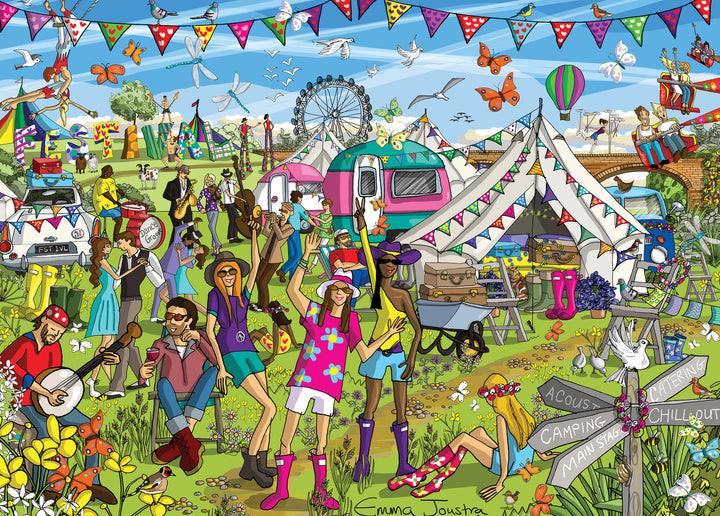 Holdson - Just Living Life Festival Season 1000 Piece Jigsaw - Good Games