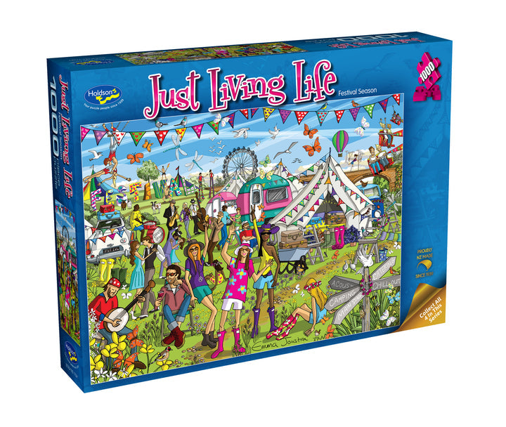 Holdson - Just Living Life Festival Season 1000 Piece Jigsaw - Good Games
