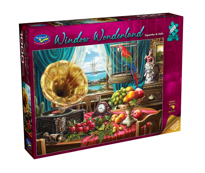Holdson - Window Wonderland Sqwarks And Sails 1000 Piece Jigsaw - Good Games