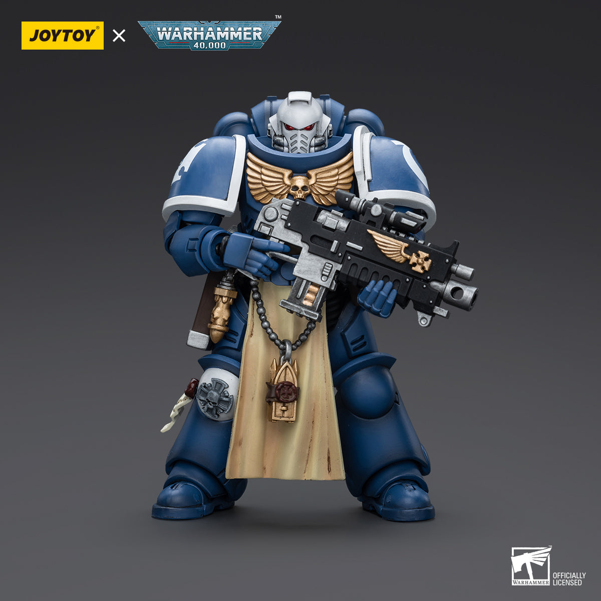 Warhammer Collectibles: 1/18 Scale Ultramarines Sternguard Veteran with Bolt Rifle - Good Games
