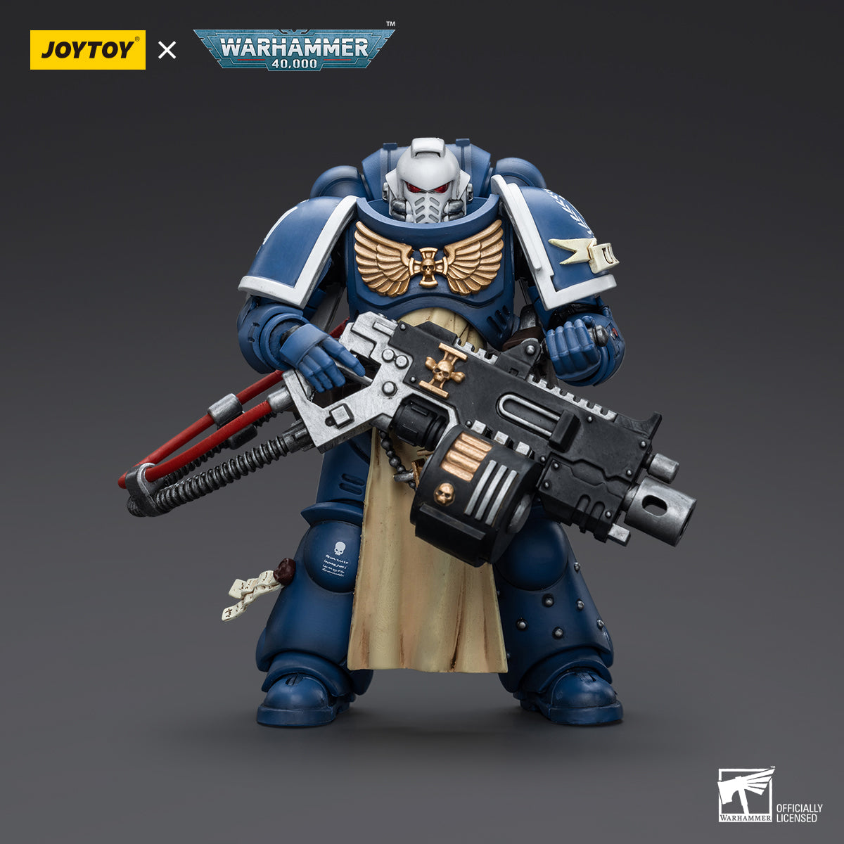 Warhammer Collectibles: 1/18 Scale Ultramarines Sternguard Veteran with Heavy Bolter - Good Games