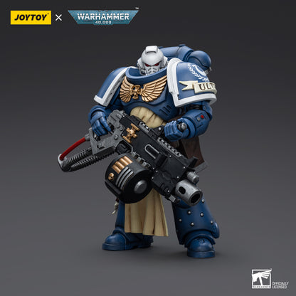 Warhammer Collectibles: 1/18 Scale Ultramarines Sternguard Veteran with Heavy Bolter - Good Games