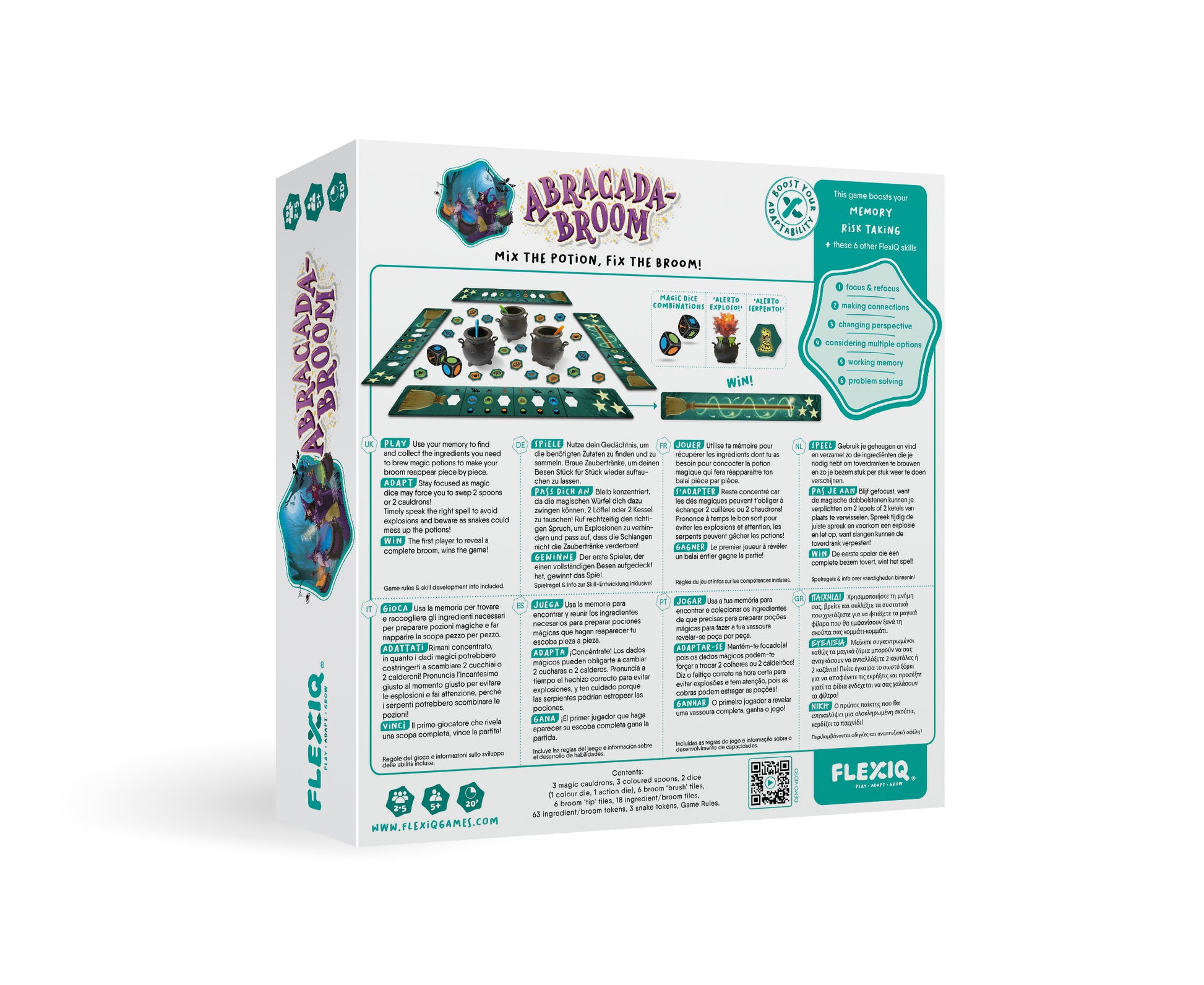 Abracada-Broom packaging back view