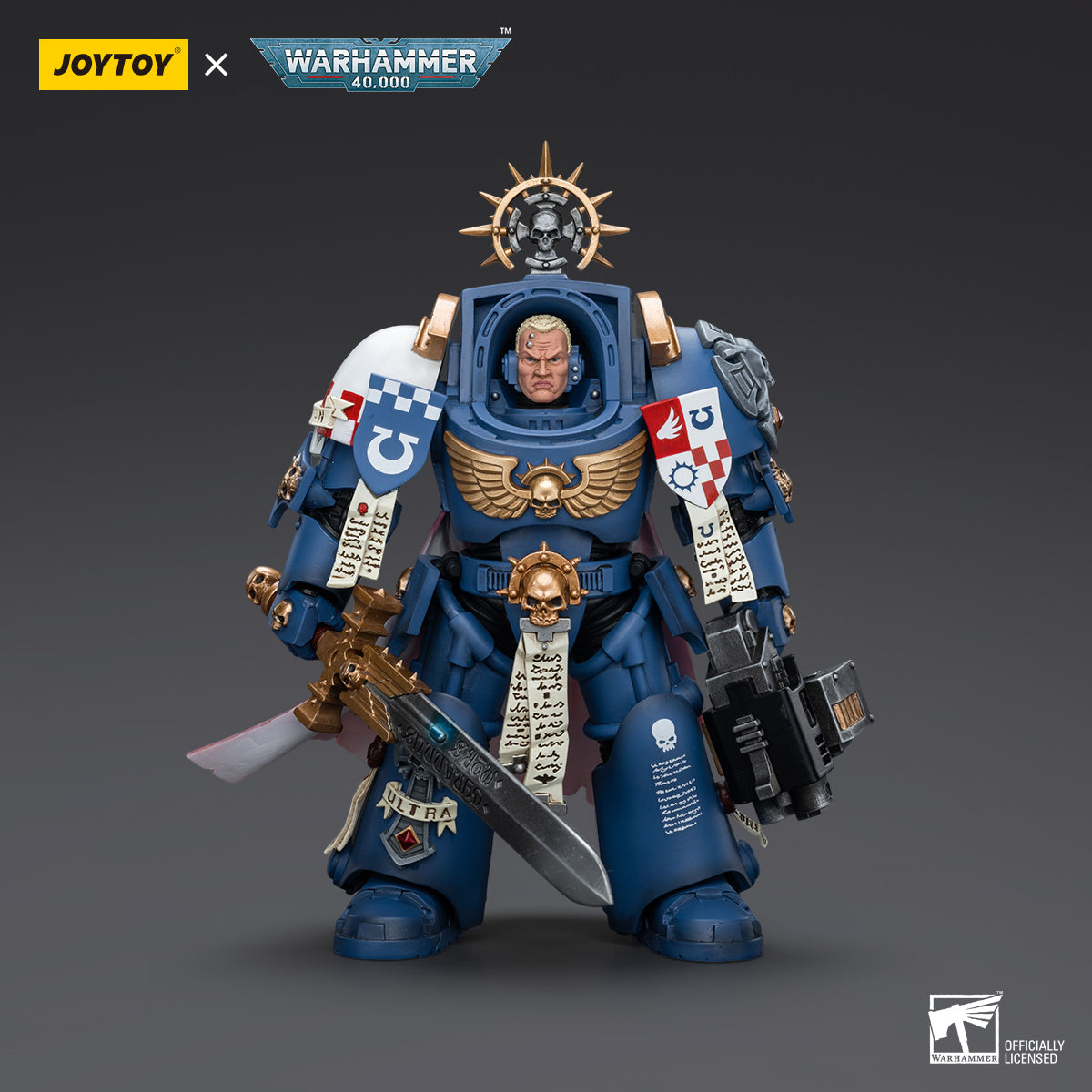 Warhammer Collectibles: 1/18 Scale Ultramarines Terminator Captain Severus Agemman - Good Games