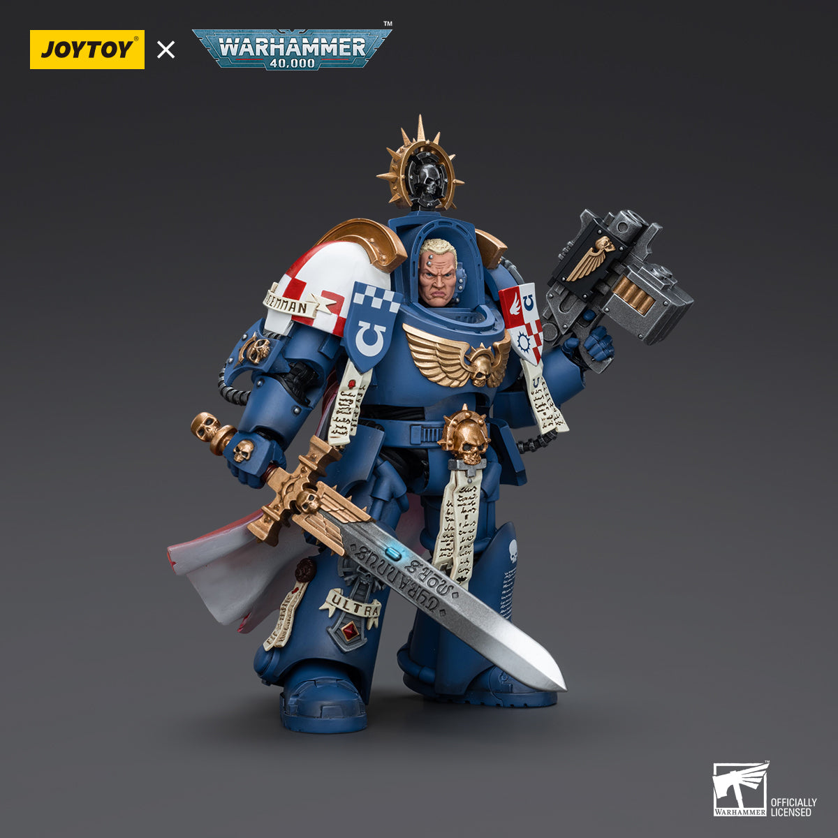 Warhammer Collectibles: 1/18 Scale Ultramarines Terminator Captain Severus Agemman - Good Games