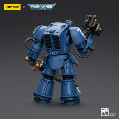 Warhammer Collectibles: 1/18 Scale Ultramarines Terminator Squad Sergeant With Teleport Homer - Good Games