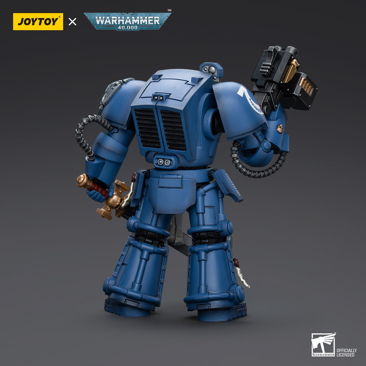 Warhammer Collectibles: 1/18 Scale Ultramarines Terminator Squad Sergeant With Teleport Homer - Good Games