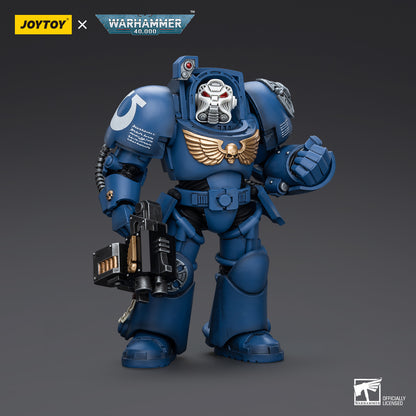 Warhammer Collectibles: 1/18 Scale Ultramarines Terminator Squad Terminator With Storm Bolter - Good Games