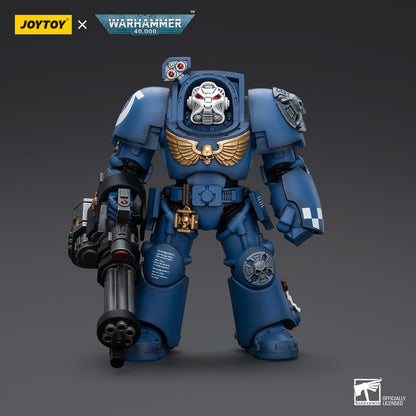Warhammer Collectibles: 1/18 Scale Ultramarines Terminator Squad Terminator With Assault Cannon - Good Games
