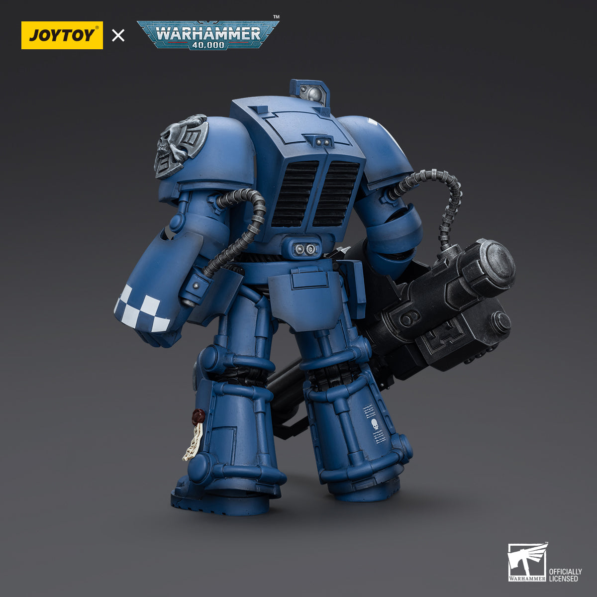 Warhammer Collectibles: 1/18 Scale Ultramarines Terminator Squad Terminator With Assault Cannon