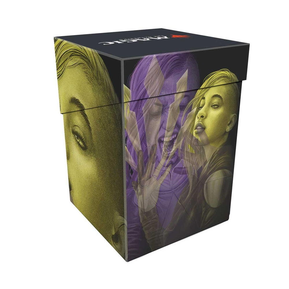Ultra Pro - Duskmourn 100+ Deck Box Alt Art Key Character Mythic 3 for Magic: The Gathering