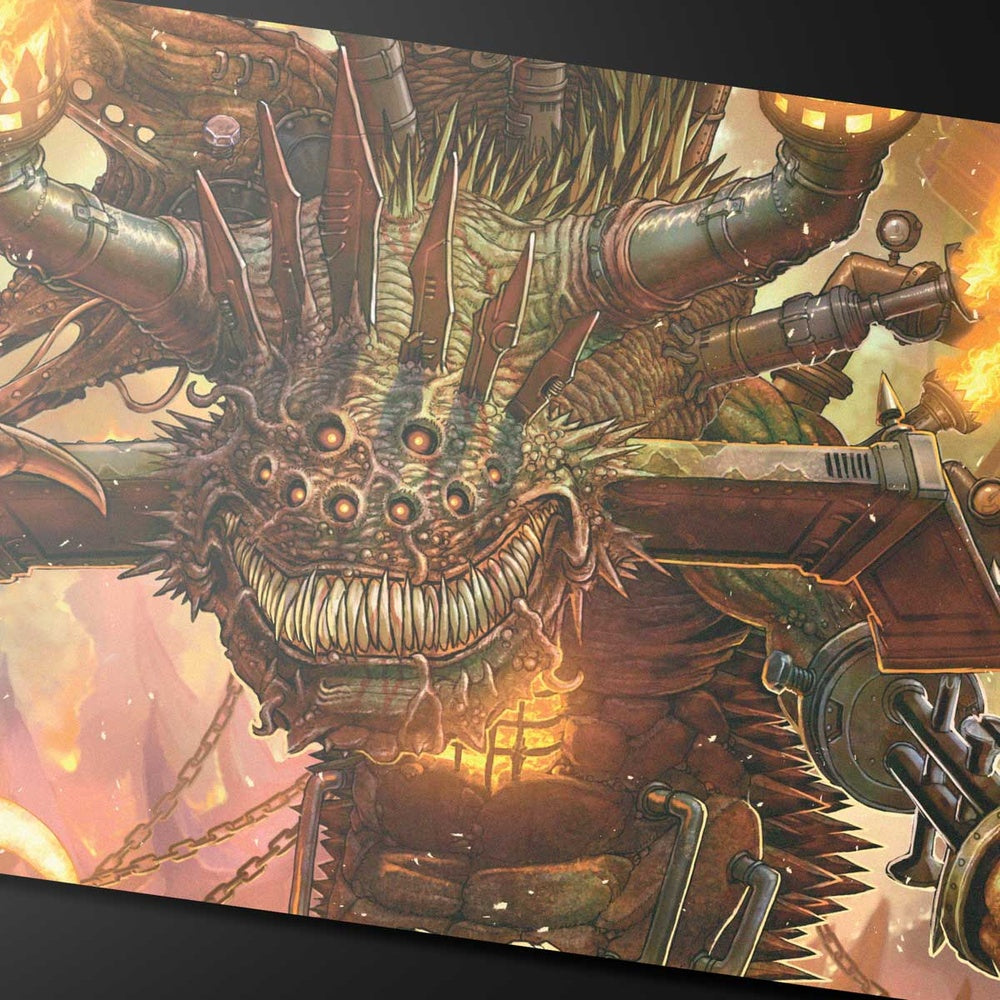 Ultra Pro: Duskmourn Playmat Mythic Cycle Red for Magic: The Gathering - Good Games