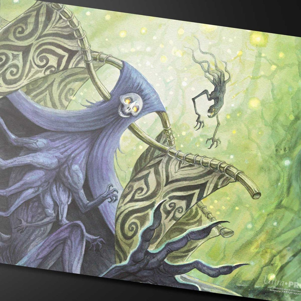 Ultra Pro: Duskmourn Playmat Mythic Cycle Green for Magic: The Gathering - Good Games