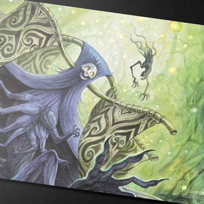 Ultra Pro: Duskmourn Playmat Mythic Cycle Green for Magic: The Gathering - Good Games