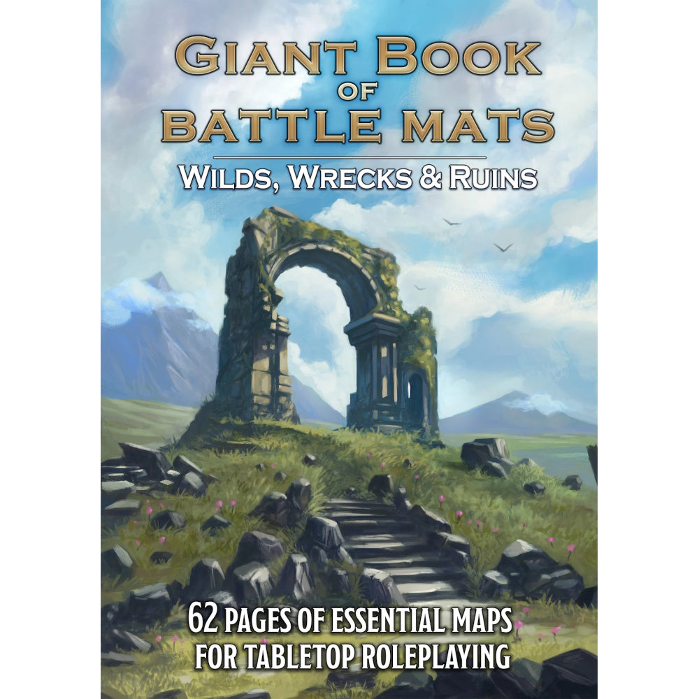 Giant Book of Battle Mats: Wilds Wrecks & Ruins - Good Games
