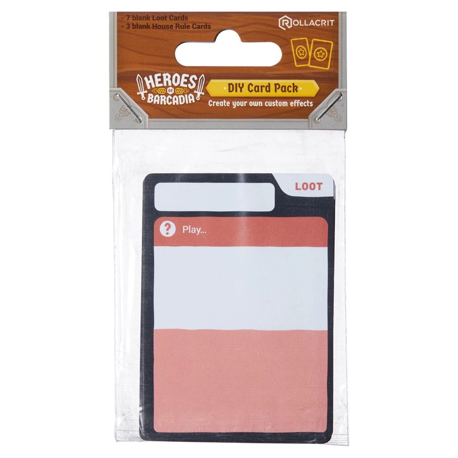 Heroes of Barcadia DIY Booster Pack (Preorder) - Good Games