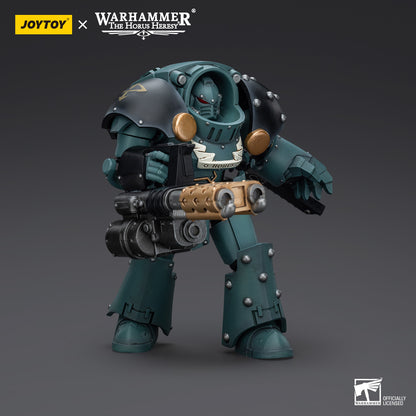 Warhammer Collectibles: 1/18 Scale Sons Of Horus Tartaros Terminator Squad Terminator & Heavy Flamer - Good Games