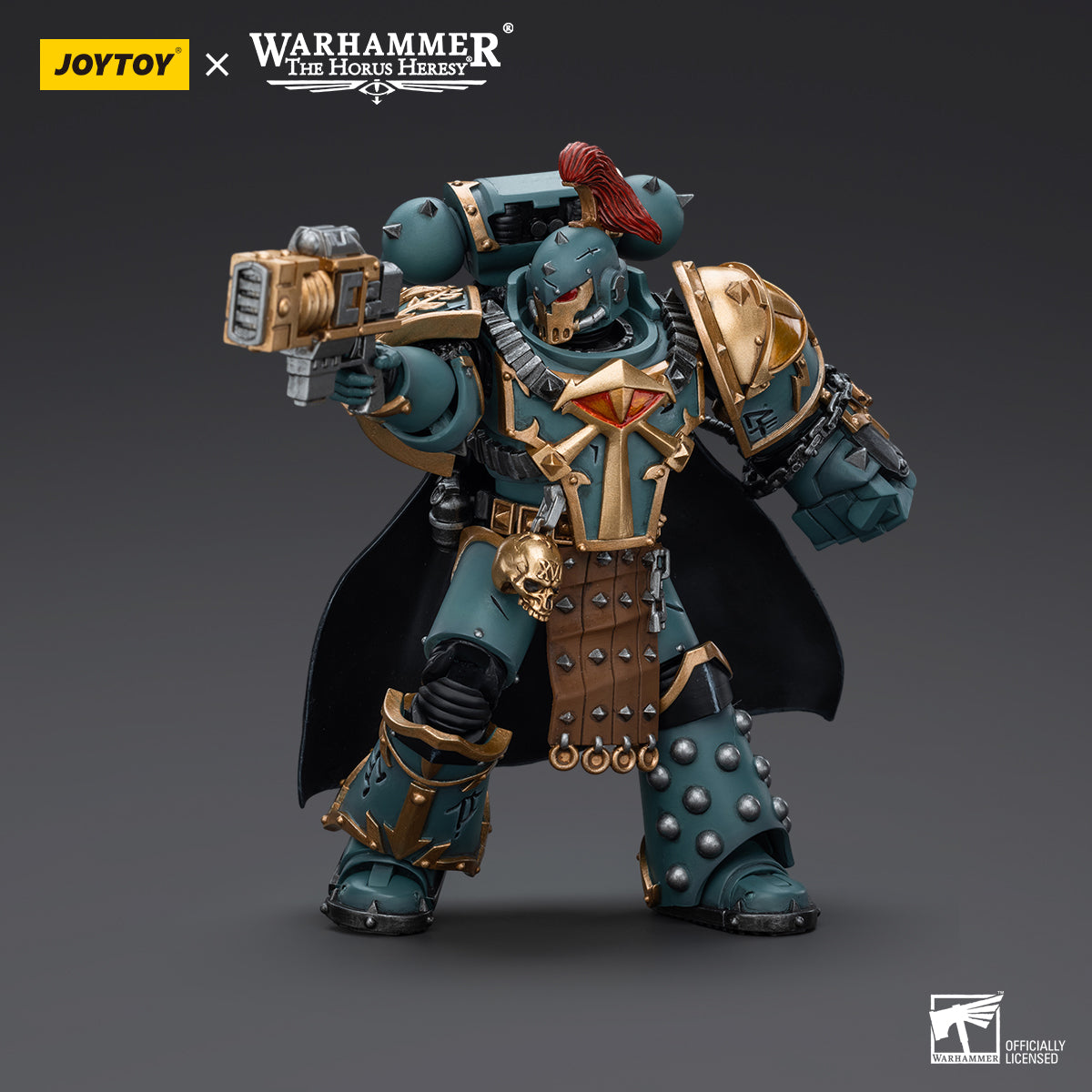 Warhammer Collectibles: 1/18 Scale Sons Of Horus Legion Praetor With Power Fist - Good Games