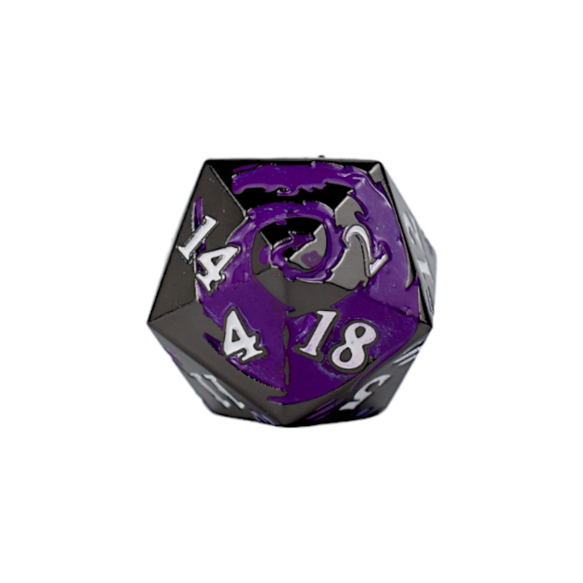 LPG Dice RPG Set Inscripted Dragon Purple - Good Games