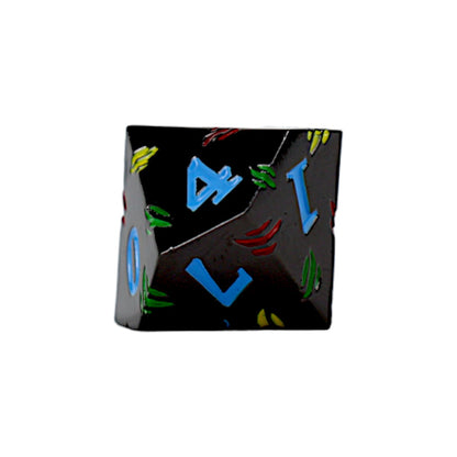 LPG Dice RPG Set Inscripted Dragon Rainbow - Good Games