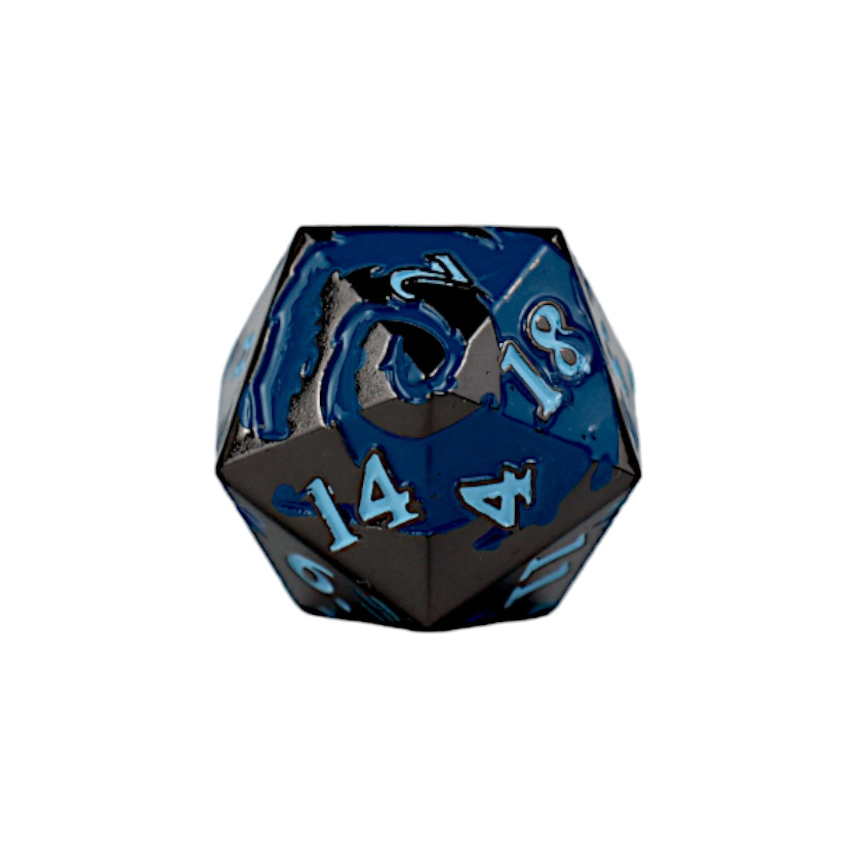 LPG Dice RPG Set Inscripted Dragon Blue - Good Games