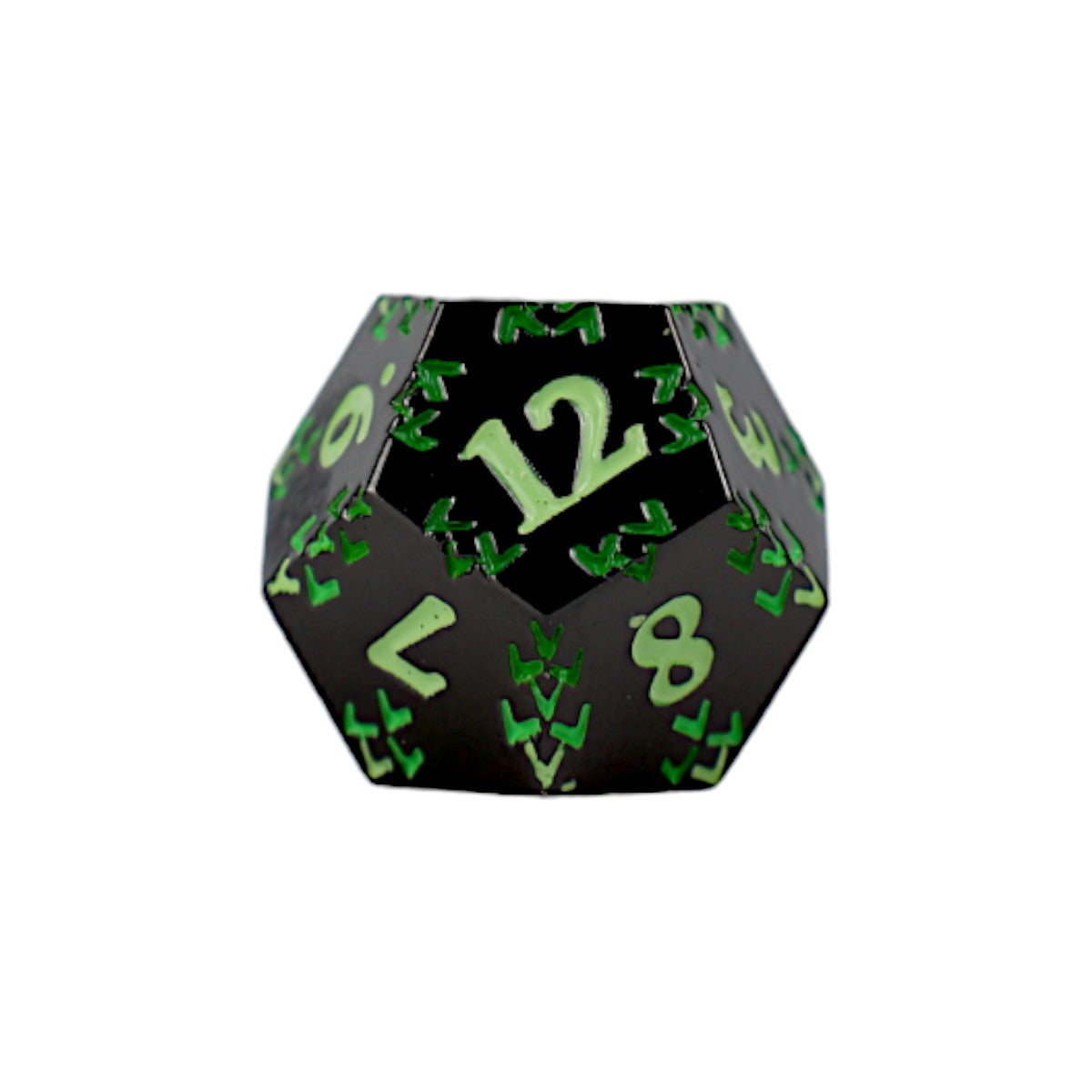 LPG Dice RPG Set Inscripted Dragon Green - Good Games