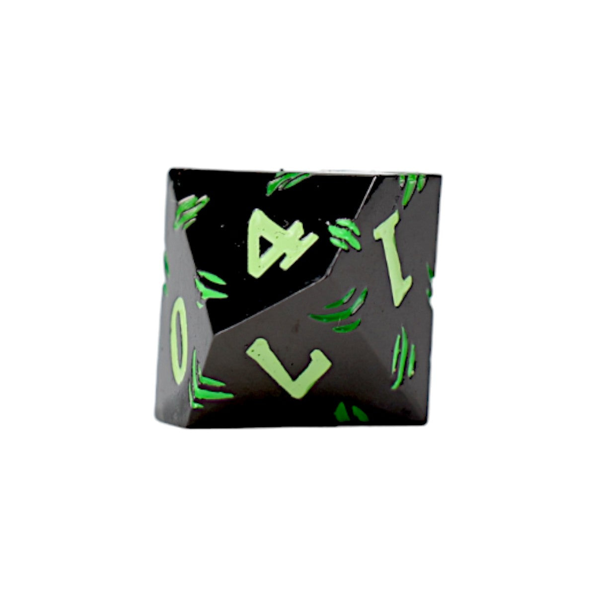 LPG Dice RPG Set Inscripted Dragon Green - Good Games