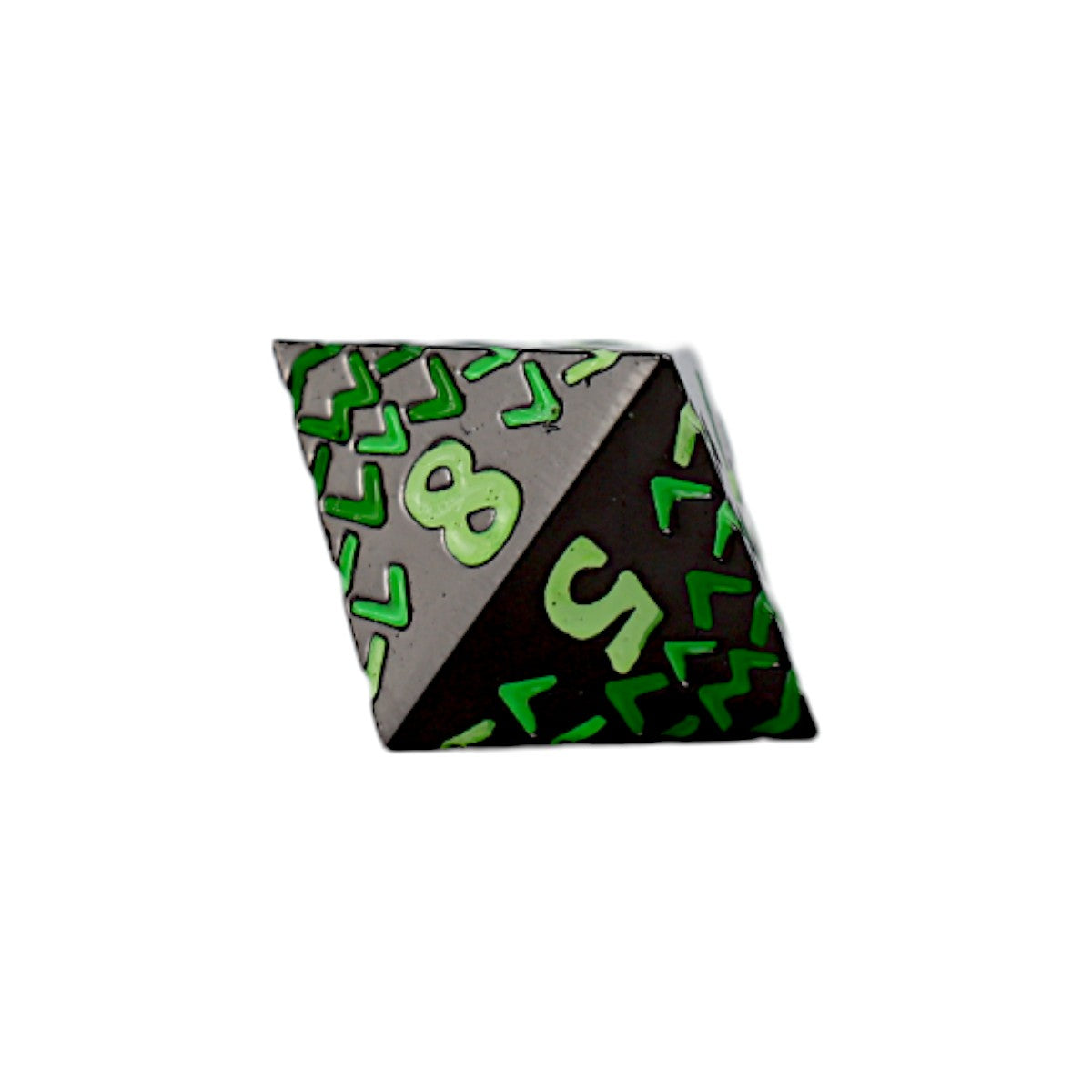 LPG Dice RPG Set Inscripted Dragon Green - Good Games