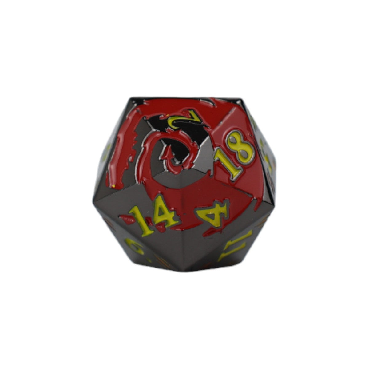 LPG Dice RPG Set Inscripted Dragon Red - Good Games
