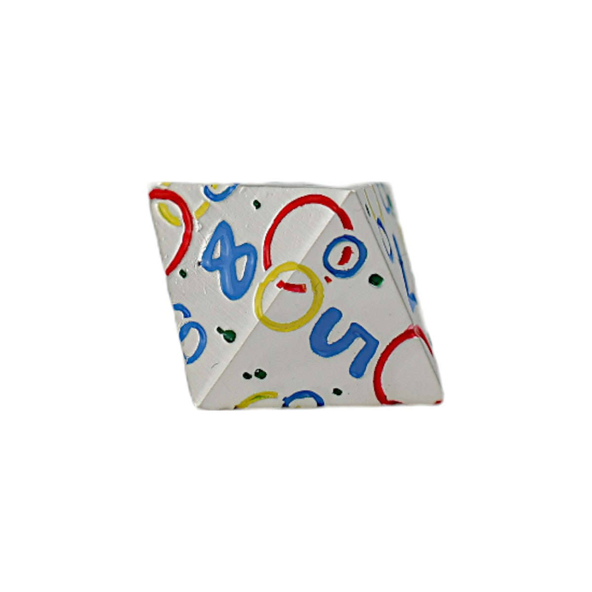 LPG Dice RPG Set Inscripted Bubbles Rainbow White - Good Games