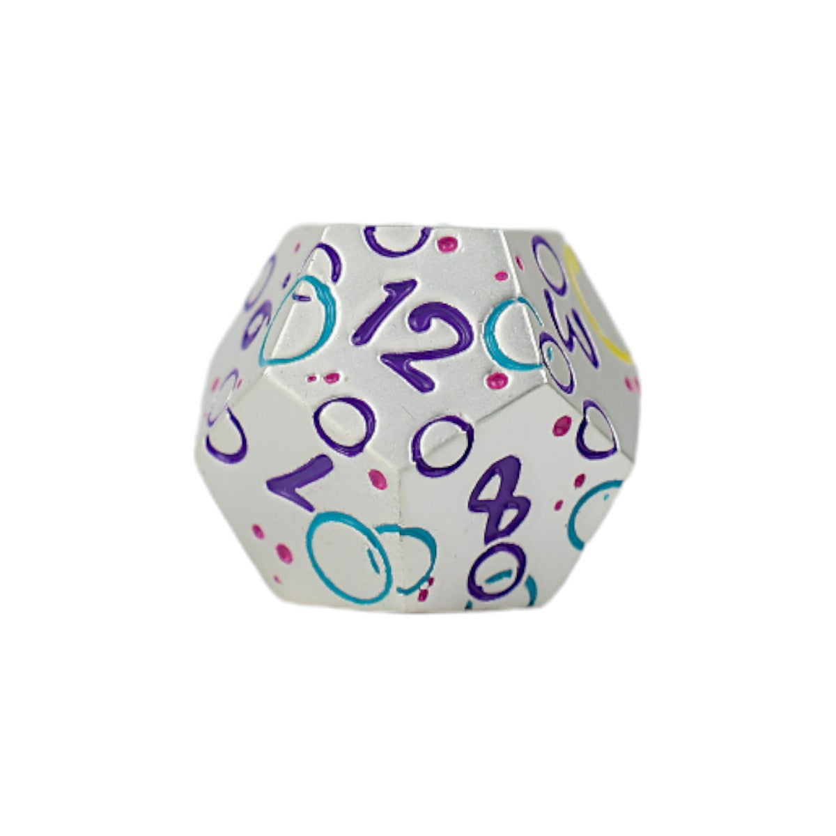 LPG Dice RPG Set Inscripted Bubbles Pastel White - Good Games