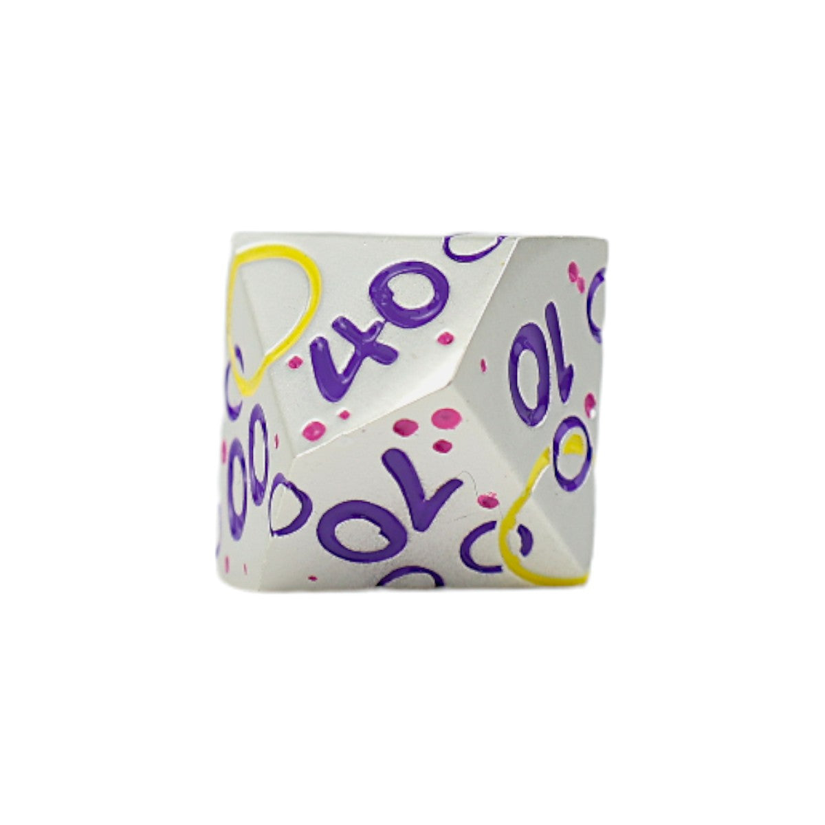 LPG Dice RPG Set Inscripted Bubbles Pastel White - Good Games
