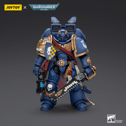 Warhammer Collectibles: 1/18 Scale Ultramarines Captain With Jump Pack - Good Games