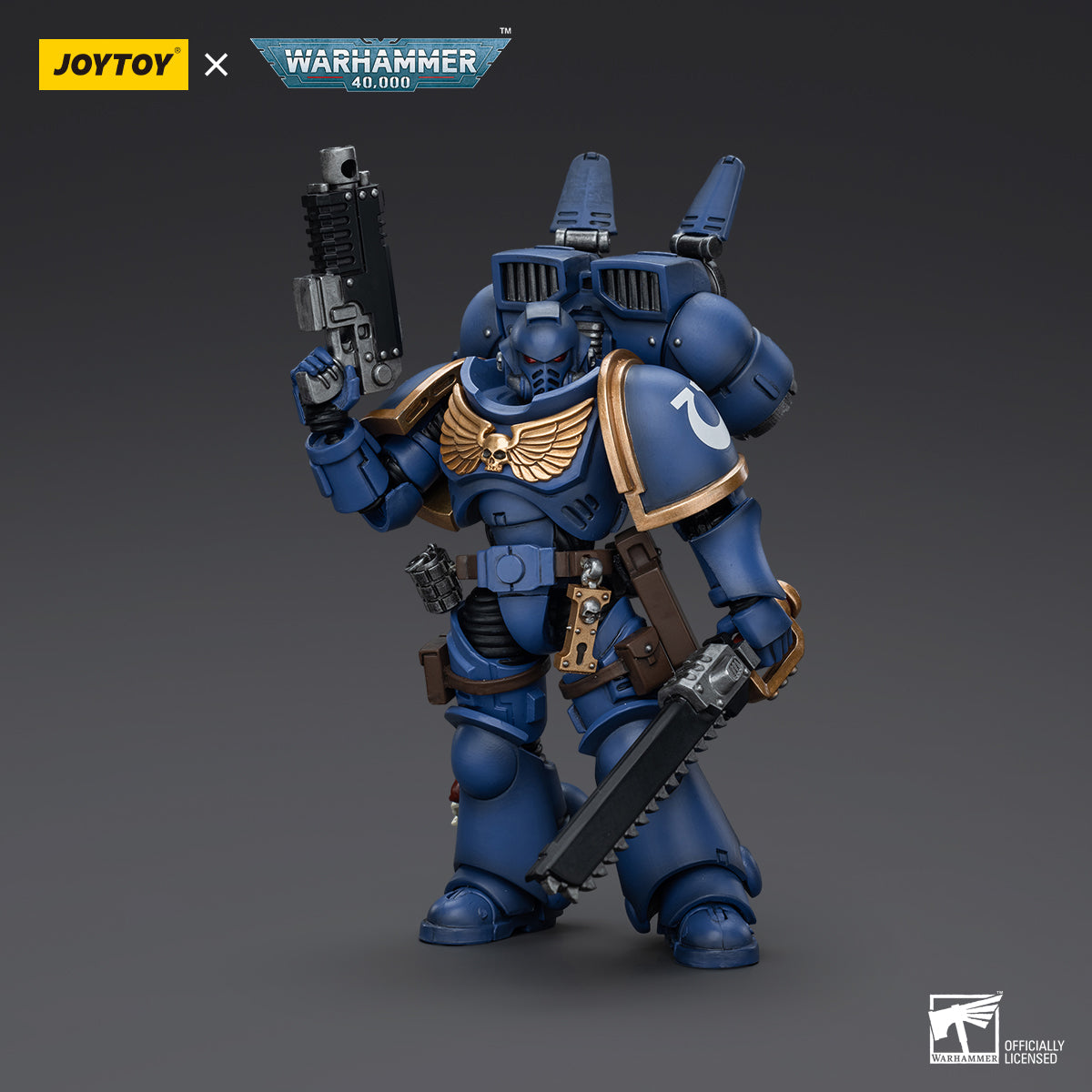 Warhammer Collectibles: 1/18 Scale Ultramarines Jump Pack Intercessors Intercessor 1 - Good Games