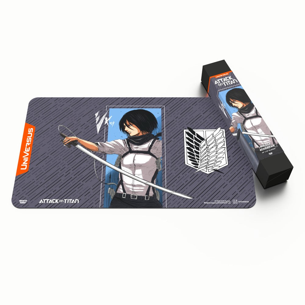 UniVersus Playmat: Attack on Titan - Battle for Humanity - Mikasa - Good Games