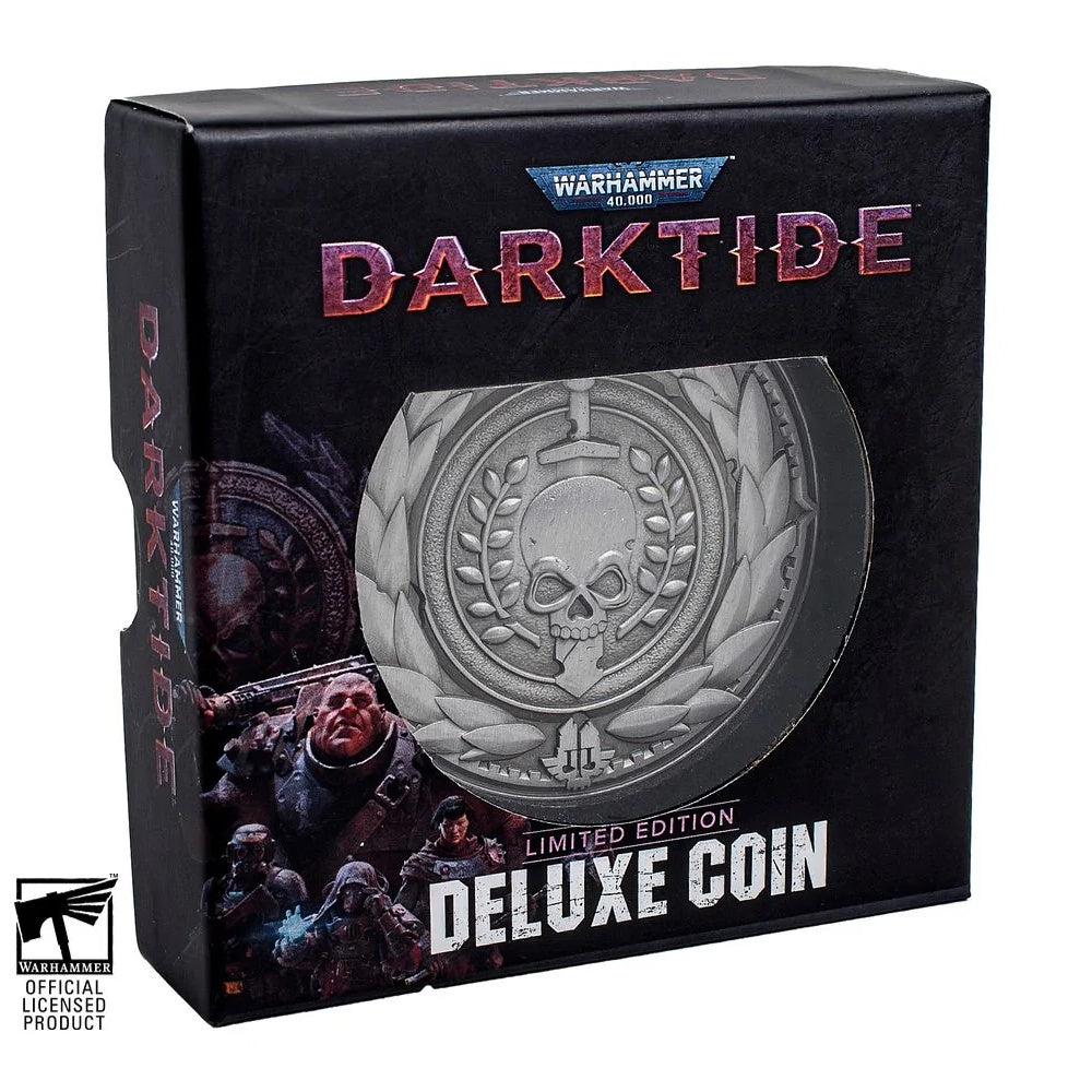 Warhammer 40000 Darktide Deluxe Collectible Coin (Preorder) - Good Games