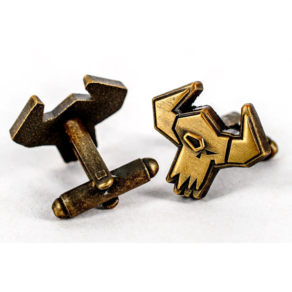 Warhammer 40000: Orks Cufflinks (Preorder) - Good Games