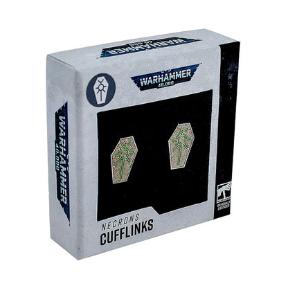 Warhammer 40000: Necrons Cufflinks (Preorder) - Good Games