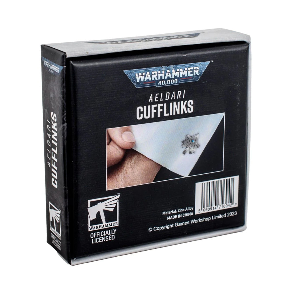 Warhammer 40000: Aeldari Cufflinks (Preorder) - Good Games