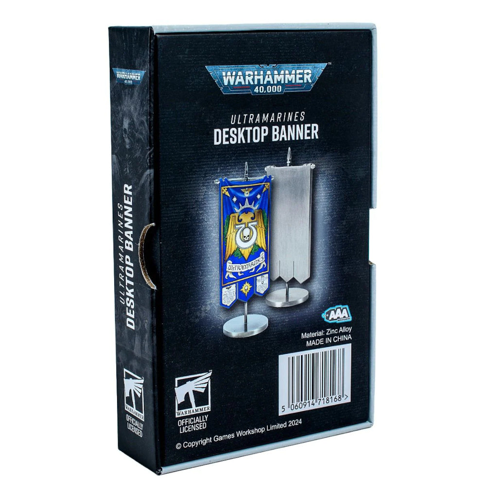 Warhammer 40000: Ultramarines Chapter Desk Banner (Preorder) - Good Games