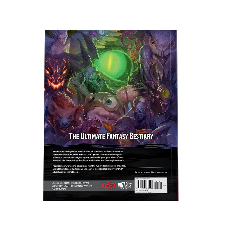 Dungeons & Dragons Monster Manual 2024 - Good Games