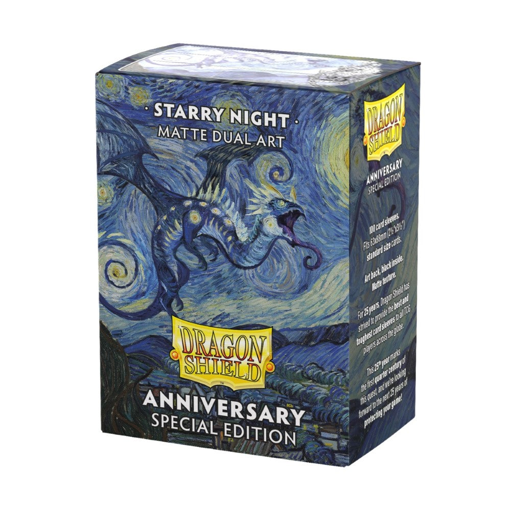 Dragon Shield: Sleeves – Matte Dual Art – Anniversary Special Edition: Starry Night - Good Games