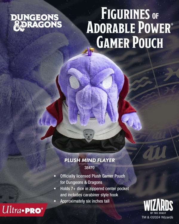Ultra Pro: Figurines of Adorable Plush Mind Flayer Gamer Pouch for Dungeons & Dragons (Preorder) - Good Games