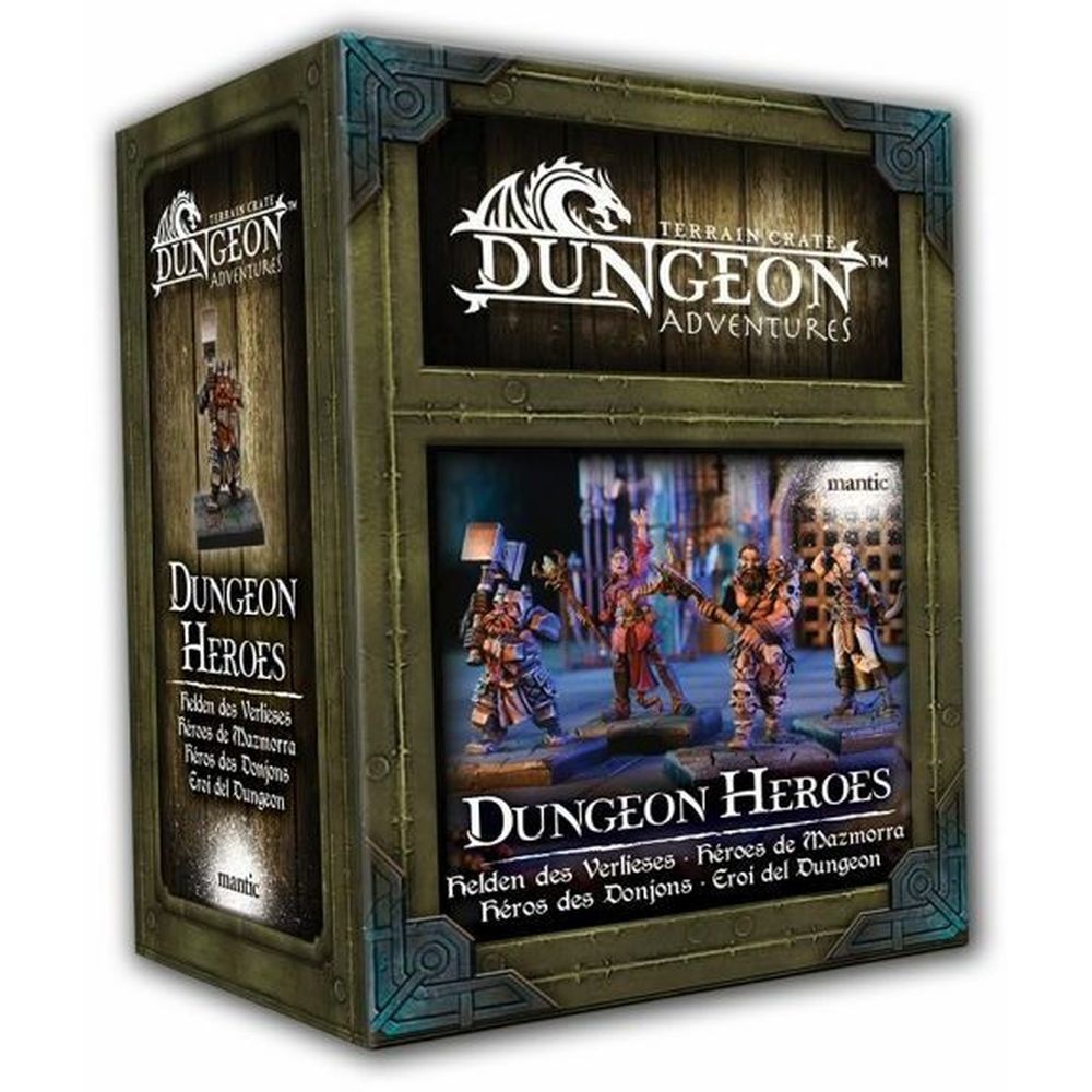 Mantic Games TerrainCrate - Dungeon Adventures - Heroes Miniature (MGTC212) - Good Games