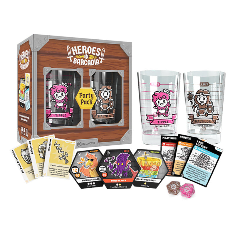 Heroes of Barcadia Party Pack Retail Ed (Preorder) - Good Games