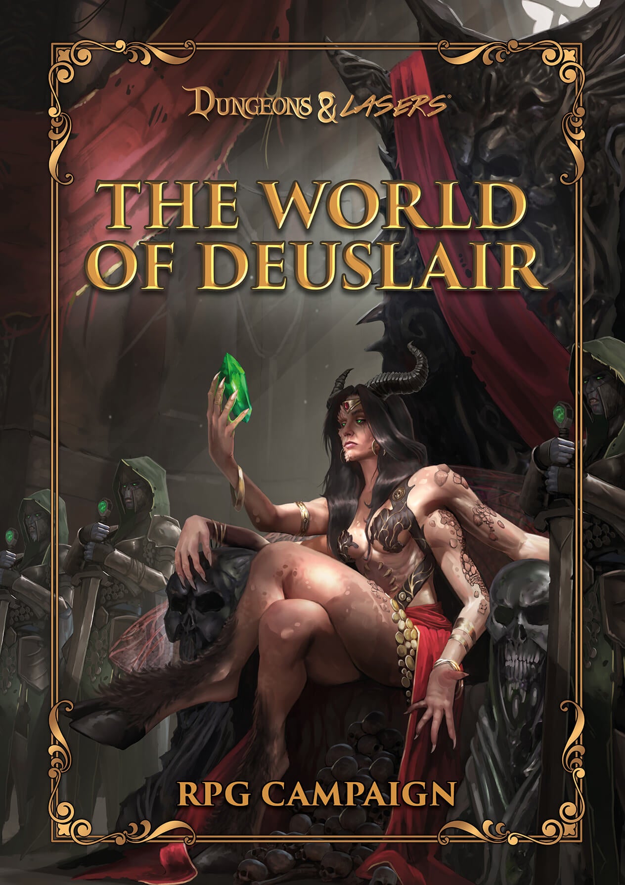 Dungeons & Lasers: The World Of Deuslair: Rpg Campaign (Hardcover) - Good Games