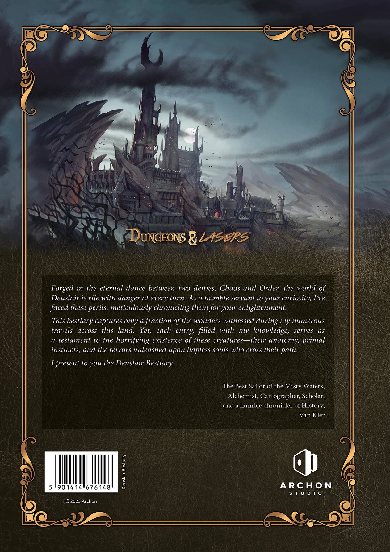 Dungeons & Lasers: The World Of Deuslair: Bestiary Book (Hardcover) - Good Games
