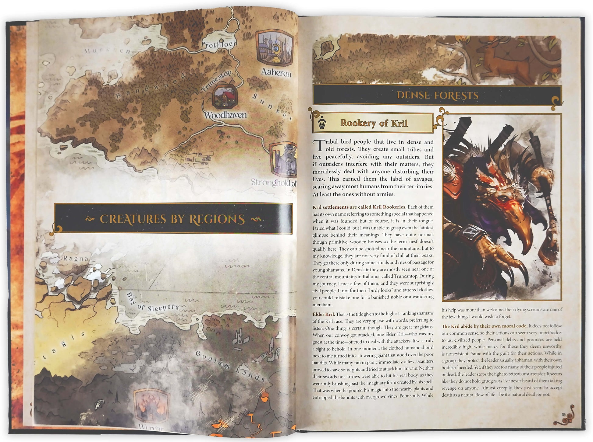 Dungeons & Lasers: The World Of Deuslair: Bestiary Book (Hardcover) - Good Games