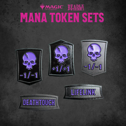 Beadle & Grimms Magic: The Gathering Black Mana Token Set - Good Games