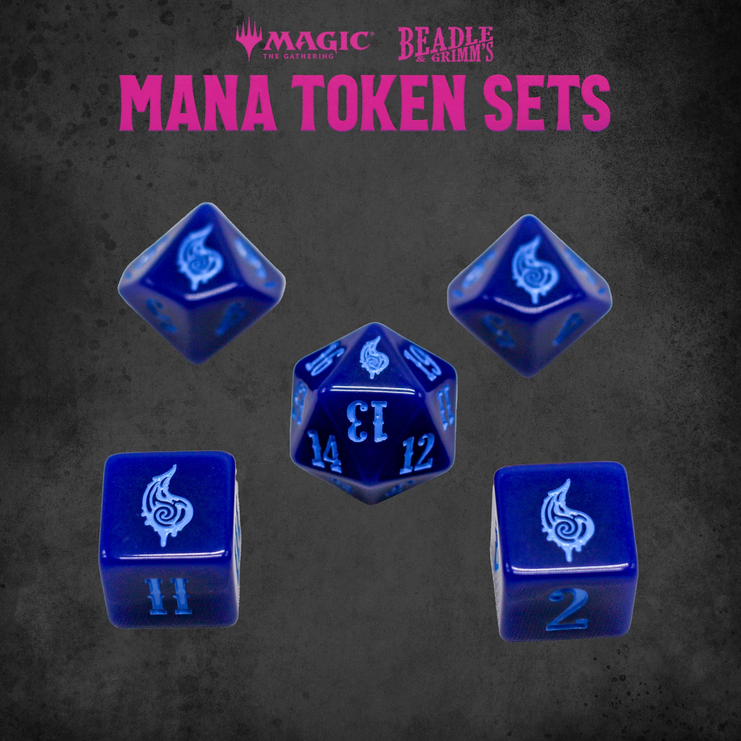 Beadle & Grimms Magic: The Gathering Blue Mana Token Set - Good Games